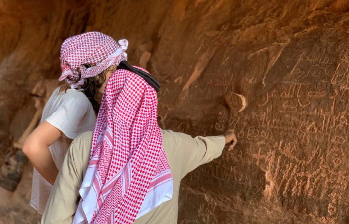 Wadi Rum Experience - Bedouin guide with guest